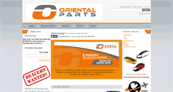 Desktop Screenshot of orientalparts.com